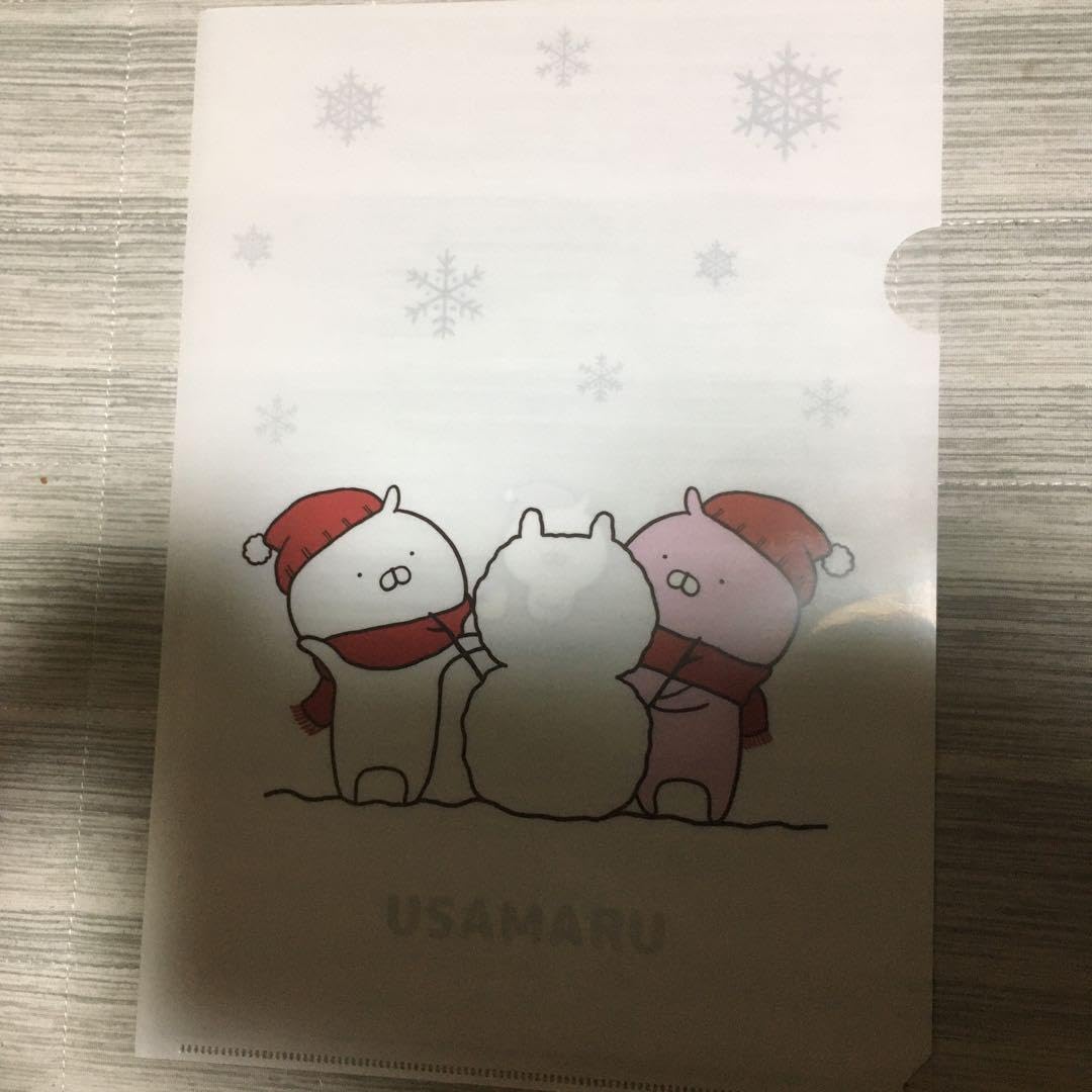 Amazon.co.jp: うさまる クリアファイル セブン限定 クリスマス 冬